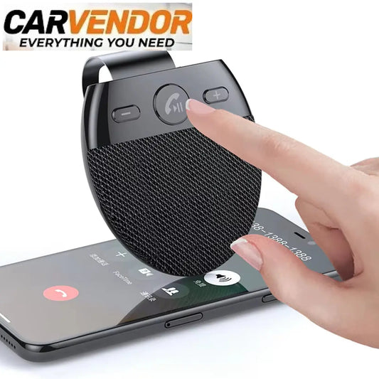 Langaton Bluetooth 5.0 Handsfree Autoon – Kiinnitys Aurinkolippaan