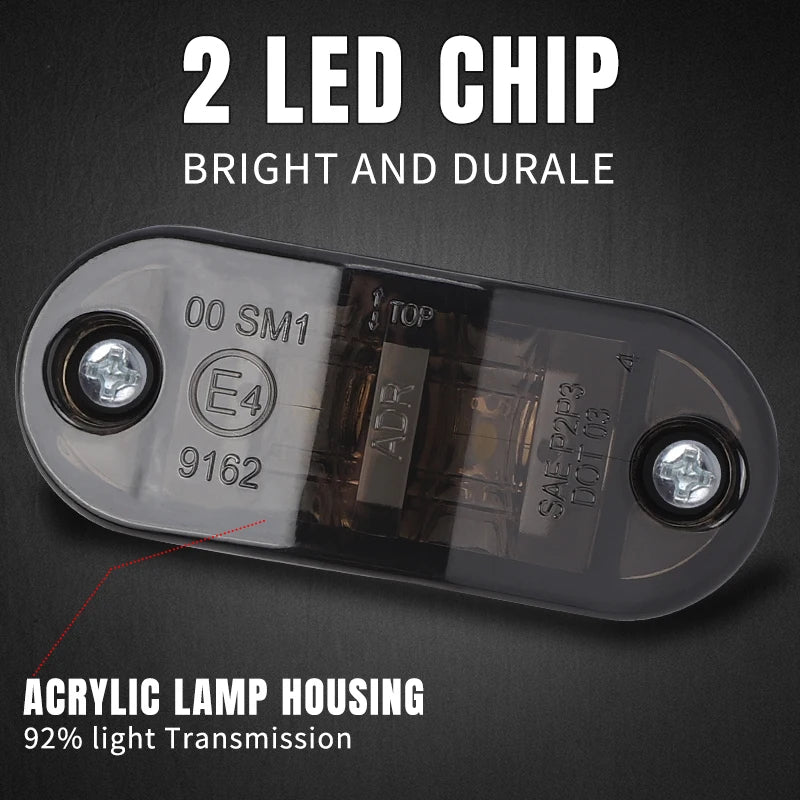 12V/24V Universaali LED-Äärivalo