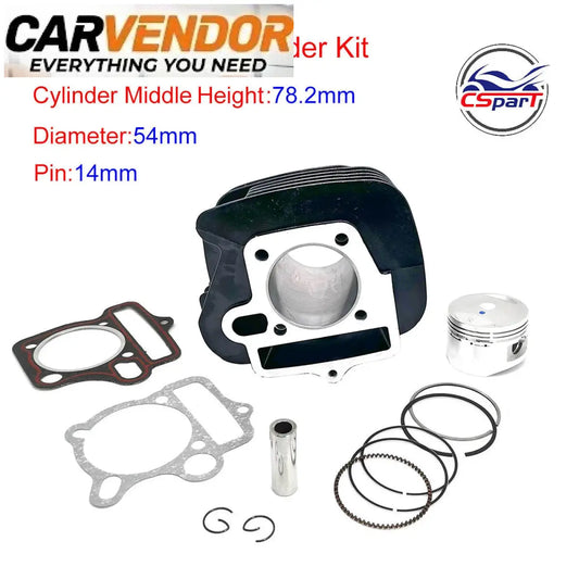 52.4Mm 54Mm 55Mm 56.5Mm Cylinder Kit Lifan 125CC 138CC 140CC 150CC 1P52FMI 1P54FMI 1P55FMJ 1P56FMJ Engine Pit Dirt Bike Parts