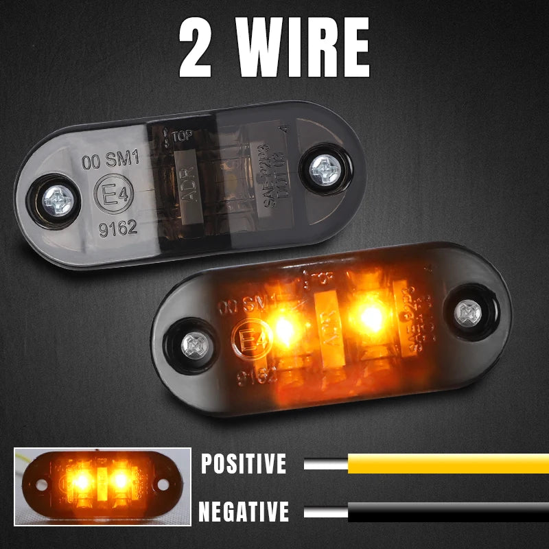 12V/24V Universaali LED-Äärivalo