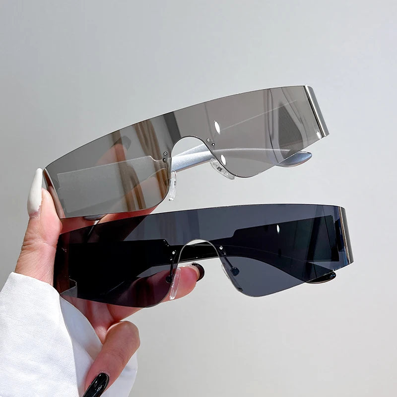 Kehyksettömät "Rimless" Aurinkolasit (UV400)