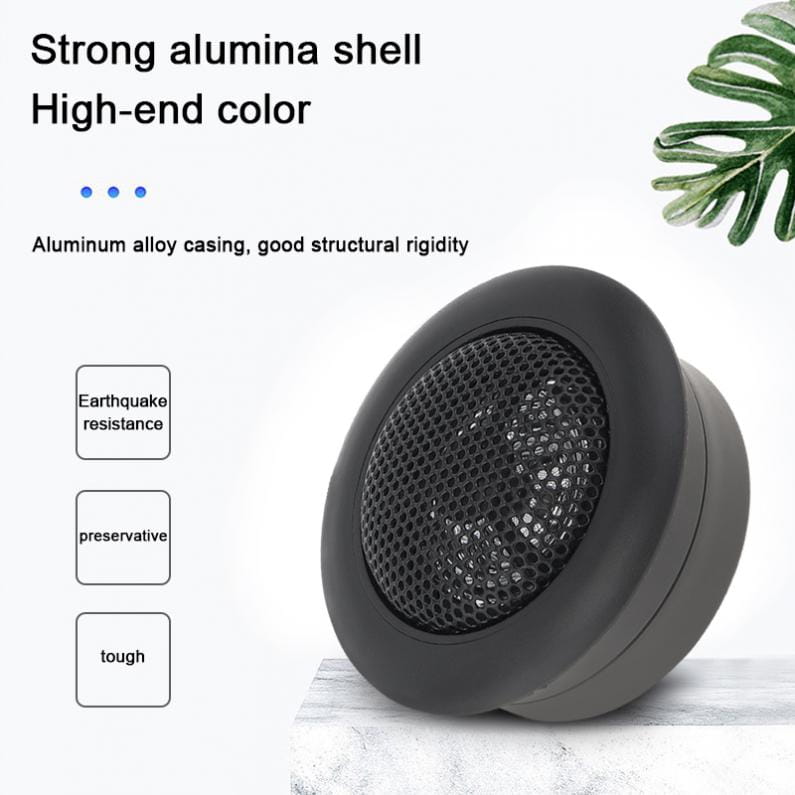 2 pièces 120 W mini haut-parleurs d’aigus universels à dôme pour système audio de voiture