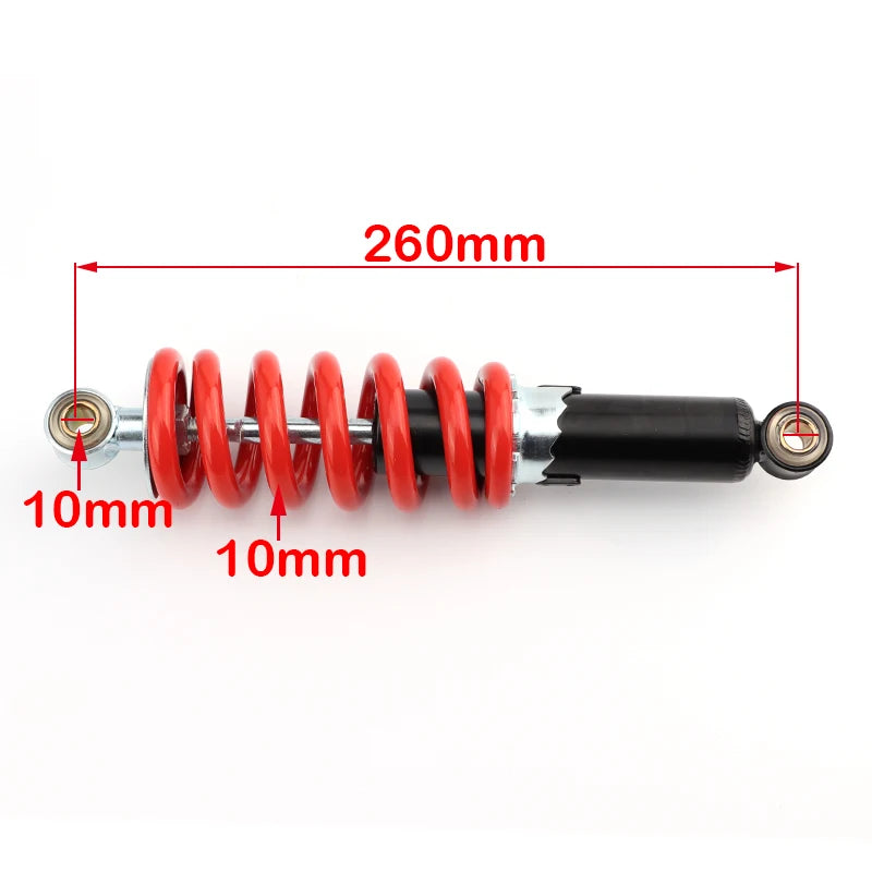 Iskunvaimennin 250/260/270mm – Mönkijät, Crossit ja Mikroautot (50cc–125cc)