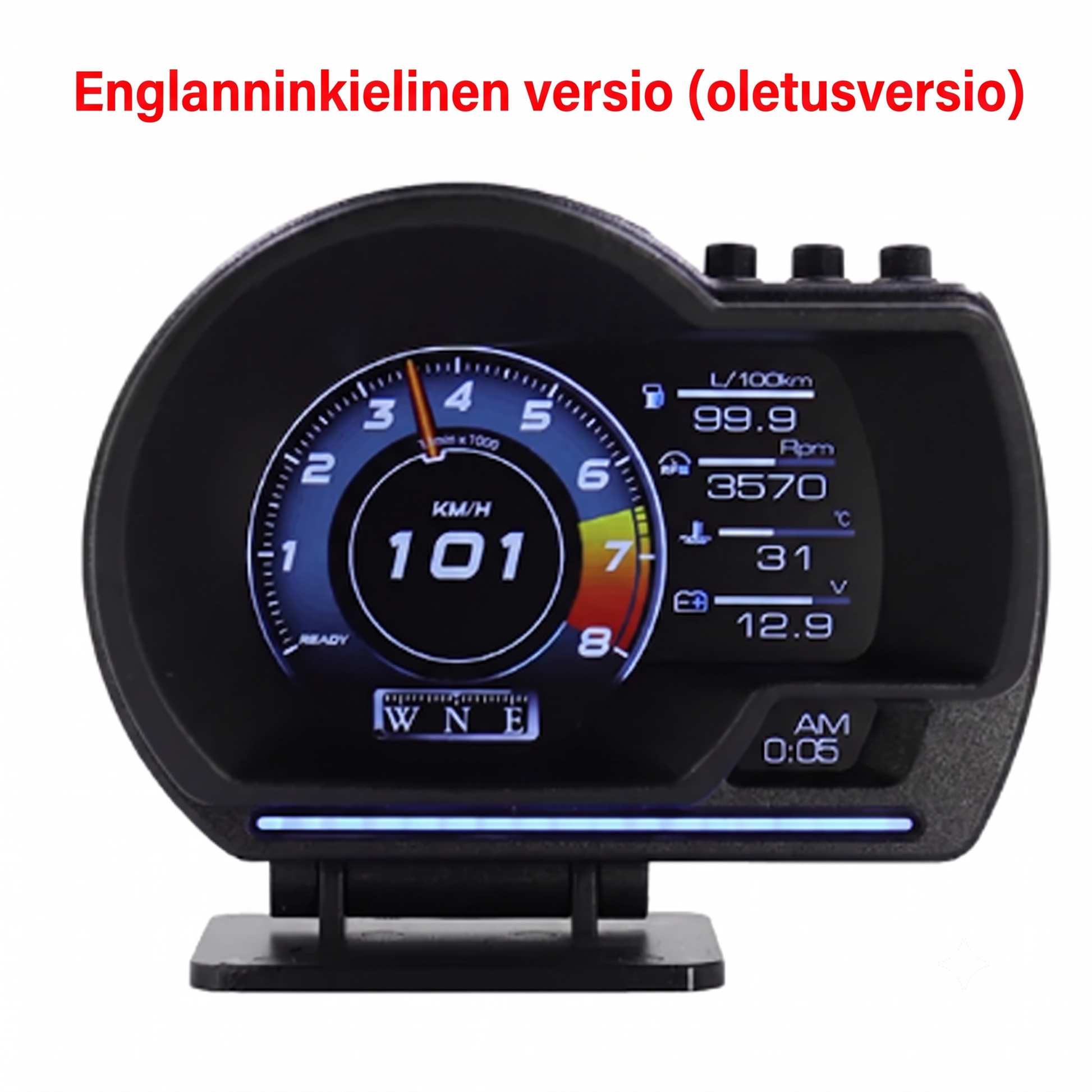 A501 Älykäs HUD-Tuulilasinäyttö ja Ajotietokone (OBD2) - 1
