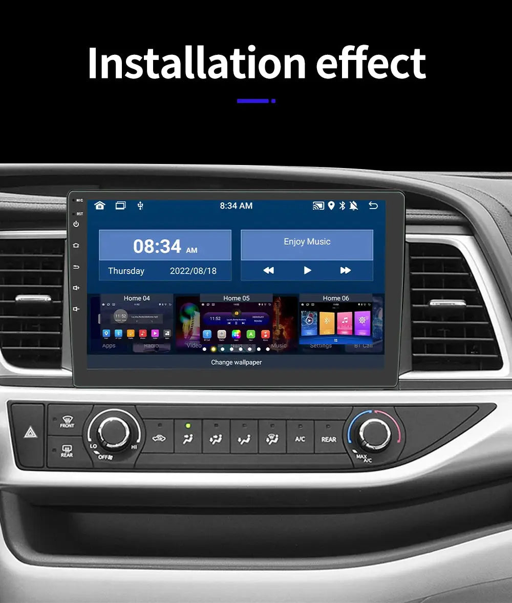 Älykäs 2-DIN Android-Multimediasoitin & Navigaattori (Apple CarPlay & Android Auto)