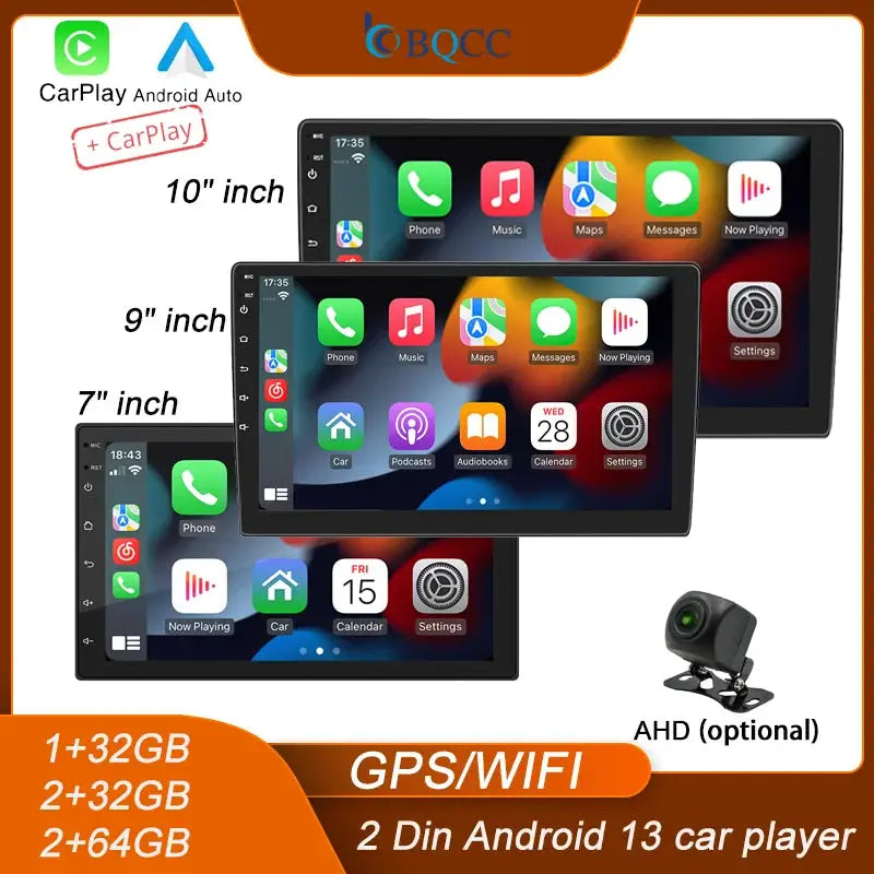 Älykäs 2-DIN Android-Multimediasoitin & Navigaattori (Apple CarPlay & Android Auto)