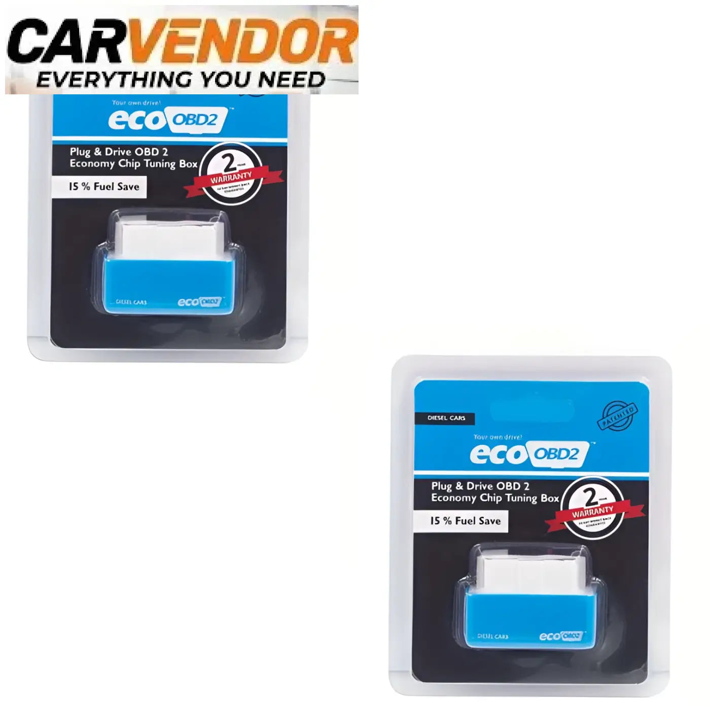 Ecoobd2 optimoiva lastu blue and white plug and drive obd 2 economy chip tuning box retail packaging