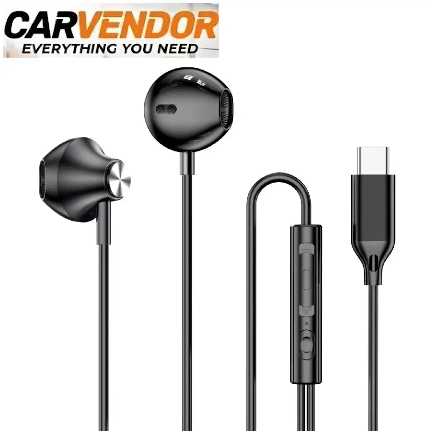 Laadukkaat HiFi-Nappikuulokkeet Mikrofonilla (USB-C tai 3.5mm)