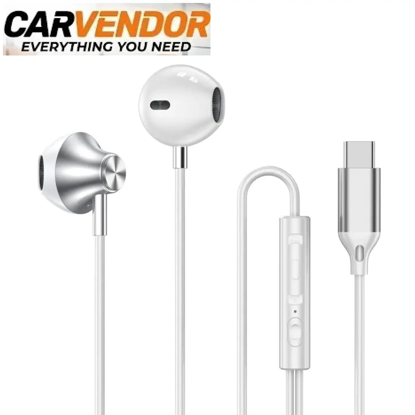 Laadukkaat HiFi-Nappikuulokkeet Mikrofonilla (USB-C tai 3.5mm)