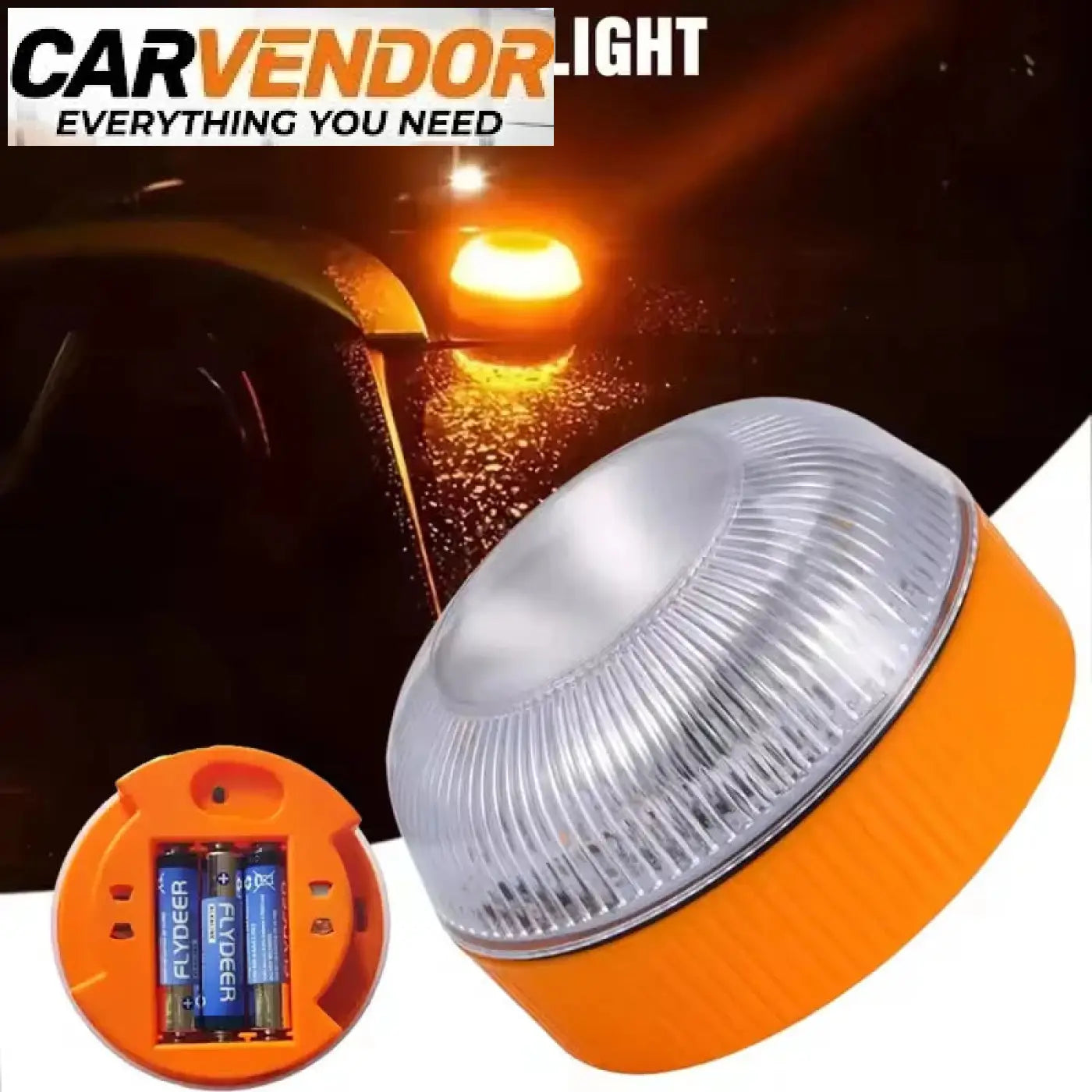 Magneettinen LED-Varoitusvalo Autoon (Hätävilkku / Huomiovalo)