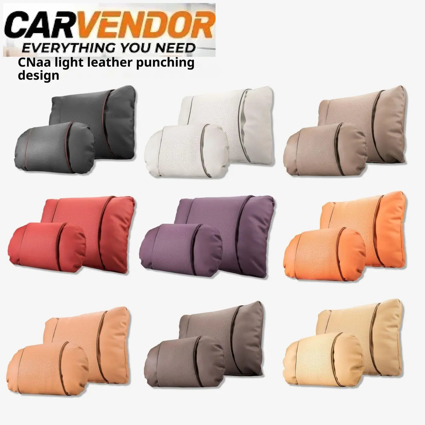 Setti autotuolejen pehmusteita premium nappa-nahkaa cnaa reiitys useita värejä kuten harmaa valkoinen beige punainen violetti oranssi ja tan