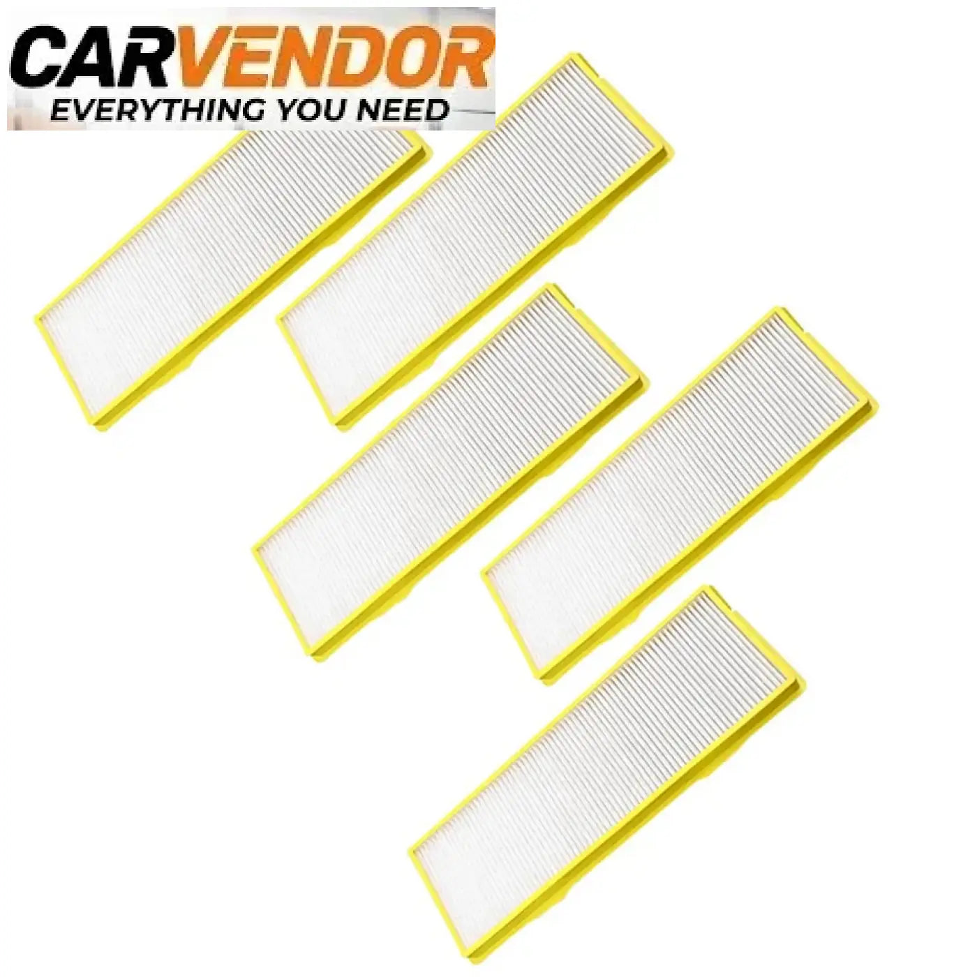 Kabineluftfilter til Scania lastbil – 5 stk. servicepakke (OEM 1913500) – Gul/hvid