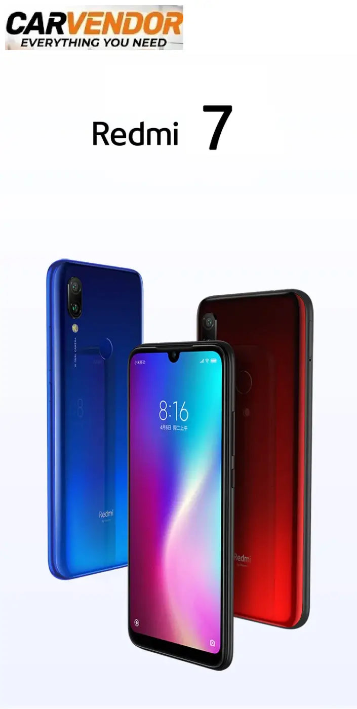 Uudenveroinen Xiaomi Redmi 7 4G (4GB / 64GB) – Tehdashuollettu