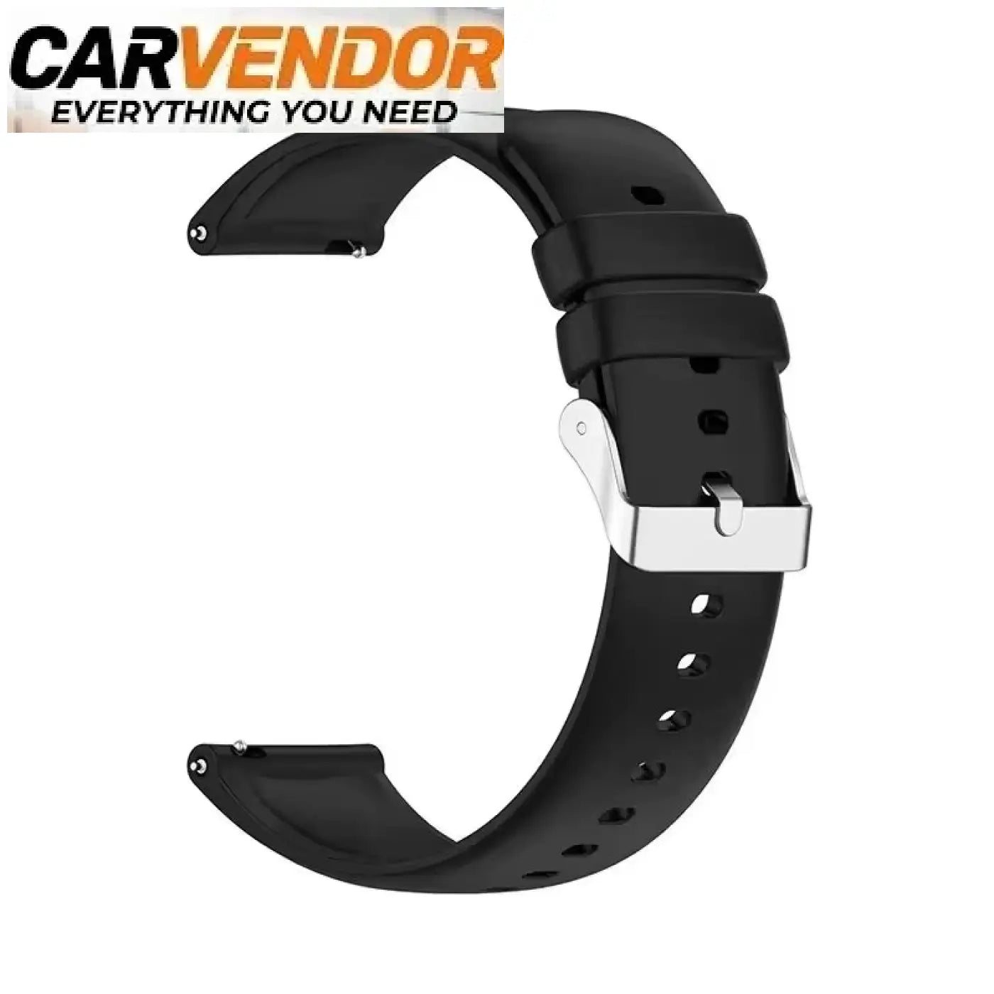 Black silikoniranneke hopeanvärisellä soljella watch 5 älykelloon bluetooth-puheluilla ja sykeseurannalla