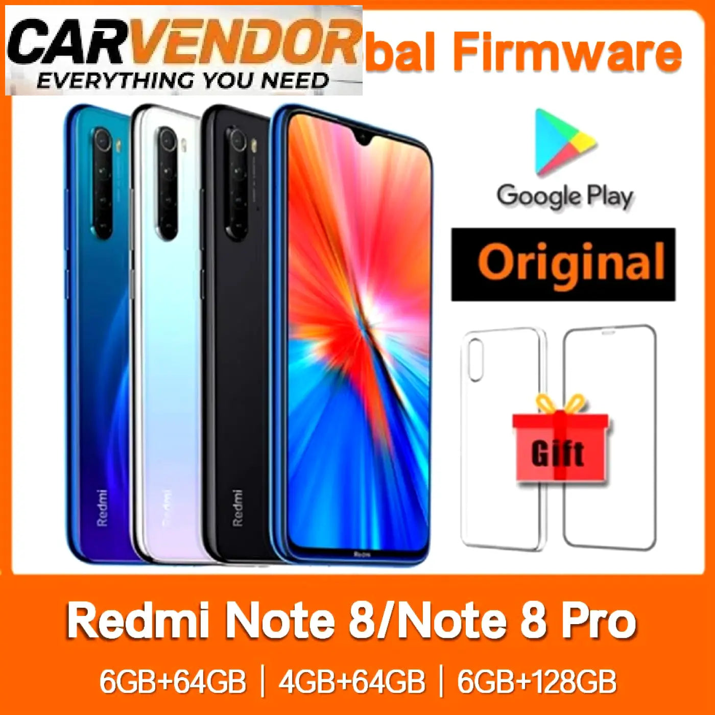 Xiaomi redmi note 8 note 8 pro älypuhelimet sinisen, valkoisen ja mustan värisinä kirkkaalla näytöllä
